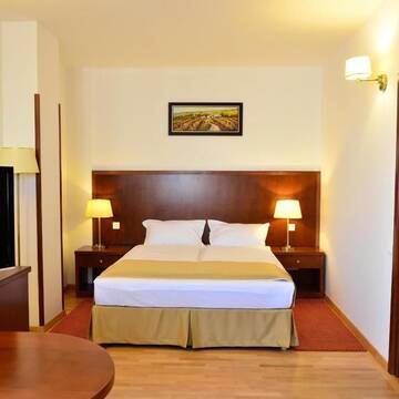 Фото номера Двухместный номер с 1 кроватью Отель Hotel Miraj г. Рымнику-Вылча 9