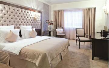 Фото номера Двухместный номер Делюкс с 1 кроватью Отель Simfonia Boutique Hotel г. Рымнику-Вылча 14